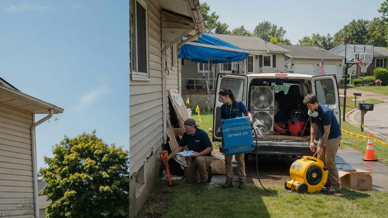 Ceiling Leak Cleanup in Cuba City, WI near me